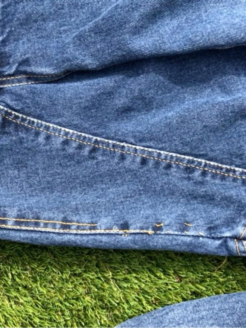 Vintage Blue Denim Jacket - Classic Jean Coat - Picture 4 of 7
